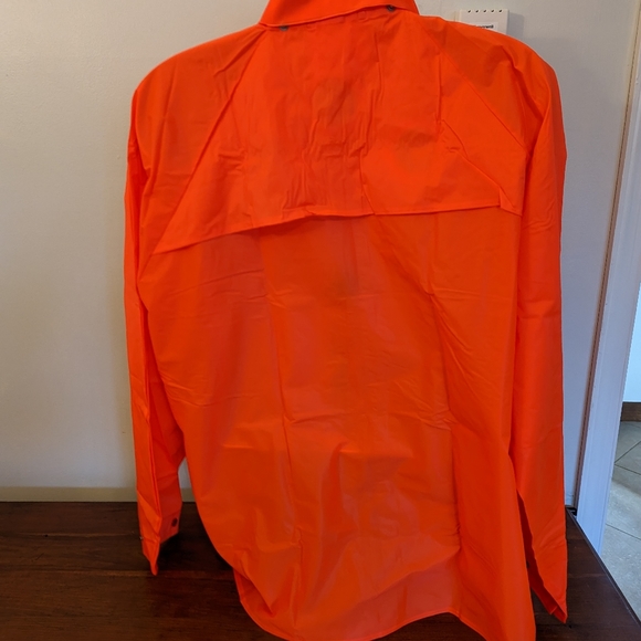 WFS Jackets & Coats Vintage Wfs Element Rain Gear Bright Orange